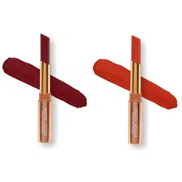 ME-ON Set of 2 Matte Vogue None-Transfer Lipsticks - Shade 13 & 17-41