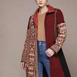 Ritu Kumar Women Ethnic Print Embroidered Overcoat-69