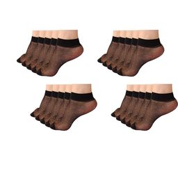 MUKHAKSH Black Cotton Socks-picture-26