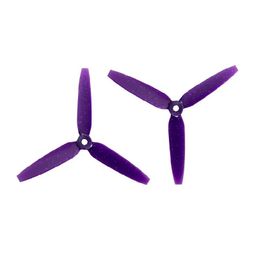 Pro-Range Propellers 513D 3D PC 3 Blade Propellers 2CW+2CCW – Purple image 2