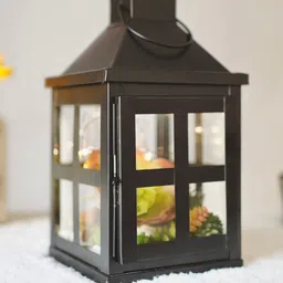 BEHOMA Black Metal Duke Lantern Table Lamp-picture-33