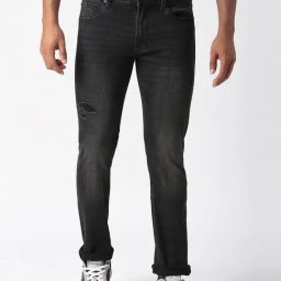 Pepe Jeans VAPOUR Black Lightly Washed Slim Fit Jeans-picture-40