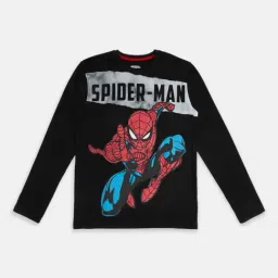 Pantaloons Junior Black Printed Full Sleeves T-Shirt-picture-47
