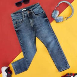 Pantaloons Junior Blue Cotton Regular Fit Jeans-image-22