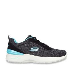 Skechers Women's SKECH-AIR DYNAMIGHT-PURE SERE Black Aqua Casual Sneakers-16
