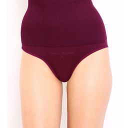 Red Rose Burgundy High Waist Shapewear-image-86