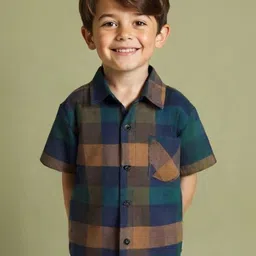 LUVITUS Boys Checked Casual Shirt-picture-6