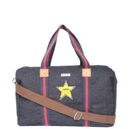 Bad Habit Navy Medium Duffle Bag-23