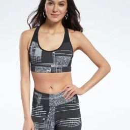 Reebok Black Printed Sports Bra-picture-48