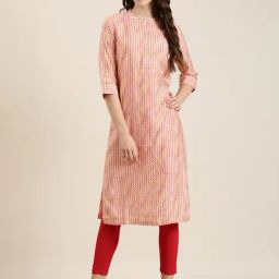 SHOWOFF Multicolor Cotton Printed Kurta-picture-30