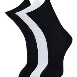 MARC Men Pack Of 3 Assorted Crew-Length Cotton Socks-image-53