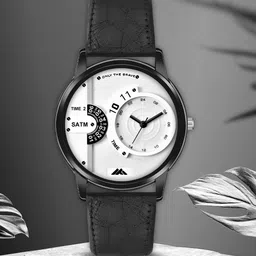 Shocknshop Men Brass Dial & Leather Straps Analogue Watch MT36-picture-16