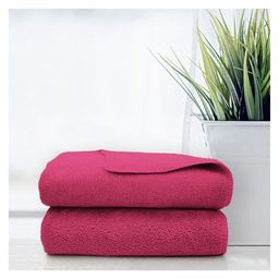 Sassoon Caldezonia Microfiber Hand Towel 450 GSM Set of 2 - Pink-25