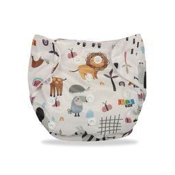 Chinmay Kids One Size Adjustable Baby Cloth Button Diaper - Washable/Reusable Nappies for Infants & Toddlers With Insert (8 X 8 inch)-23