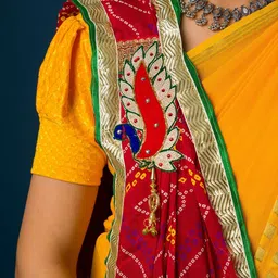 KCPC BANDHANI Printed Bandhani Dupatta image 3