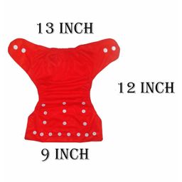Sparkle Joy Washable & Reusable Cloth Diapers Combo Pack of 5 Freesize With 5 organic cotton Grey inserts (Multicolour) image 3