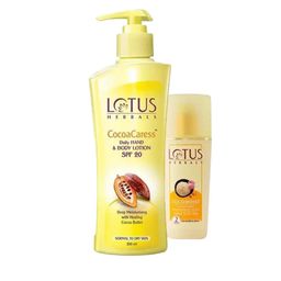 Lotus Herbals Set Of Cocoacaress Daily Hand & Body Lotion 250 ml & Cocomoist 80 ml-57