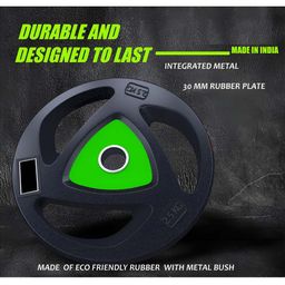YMD Plates Curl & Straight Rod Home Gym Combo image 2