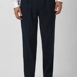 Van Heusen Men Regular Fit Mid-Rise Pleated Formal Trouser-picture-15