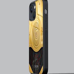 macmerise Yellow Printed Attire C3PO iPhone 13 Back Case-picture-28
