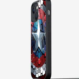 macmerise Red Printed Glass iPhone 13 Back Case-picture-54