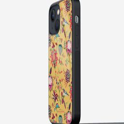macmerise Yellow & Pink Printed iPhone 13 Phone Cases-15