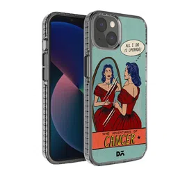 DailyObjects Blue & Brown Cancer iPhone 13 Back Case-53