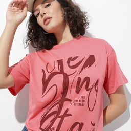 The Roadster Life Co. Typography Printed Oversized T-shirt-image-53