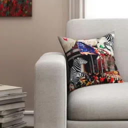 SEJ by Nisha Gupta Multicolor Cushion Covers - Set of 1-image-43