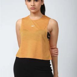 Reebok Orange Regular Fit Sports Tank Top-picture-18