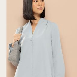 her by invictus Solid Gathered Top-picture-54