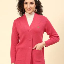 Monte Carlo Pink Wool Cardigan-picture-15
