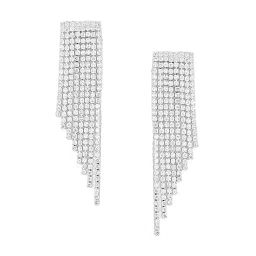 Zaveri Pearls Silver Austrian Diamonds Party Bling Earring-ZPFK16621 image 3