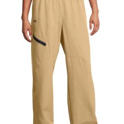Under Armour Beige Loose Fit Logo Printed Sports Trackpants-picture-33