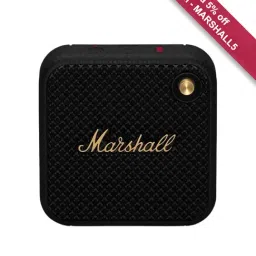 Marshall Willen Portable Bluetooth Speaker with IP67 Dust & Water-Resistance (Black & Brass)-picture-11