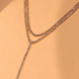 Sohi gold plated designer party necklace for women-image-43