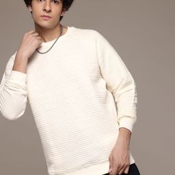 The Roadster Lifestyle Co. Men Self Striped Sweatshirt-image-50