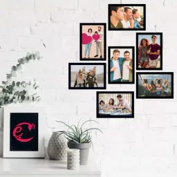 eCraftIndia Memory Wall Collage Photo Frame - Set of 7 Photo Frames for 7 Photos of 5'x7'-15