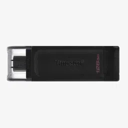 Kingston DataTraveler DT70 128 GB Type-C USB 3.2 Flash Drive (Black)-48