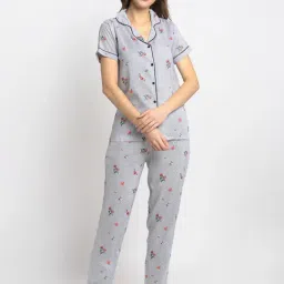 Boston Club Multicolor Printed Shirt With Pyjamas-picture-22