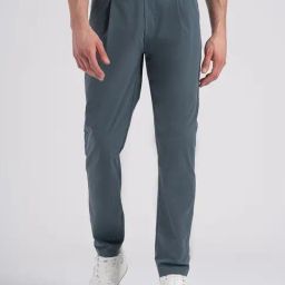 Red Tape Grey Straight Fit Trackpants-image-95