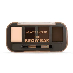 Matt Look The Brow Bar Eyebrow Palette 02 Natural - 8 gm image 2