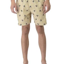 Woodland Beige Printed Shorts-image-53