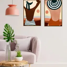 The Art House Abstract Multicolor Canvas Painting-image-14
