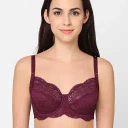 Wacoal Wine Lace Half Coverage Everyday Bra-picture-15