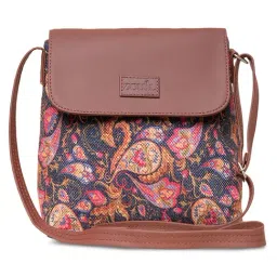 ZOUK Multicolor Printed Cross Body Bag-4