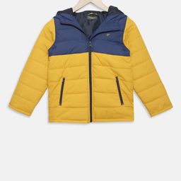 t-base Boys Yellow Colourblocked Lightweight Puffer Jacket-picture-20