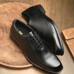 Hoversole Men's Warren Black Oxford Shoes-image-5