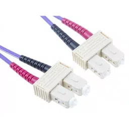 RS PRO Fibre Optic Cable SC to SC Duplex Multi Mode OM3 50/125 μm Purple 3 m, 5367027-image-85