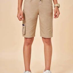 Coolsters by Pantaloons Kids Pebble Cotton Solid Shorts-picture-3